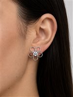 Orecchini Recarlo Donna in Oro Diamante 0.05 Ct AD 559/B - AD 559/B